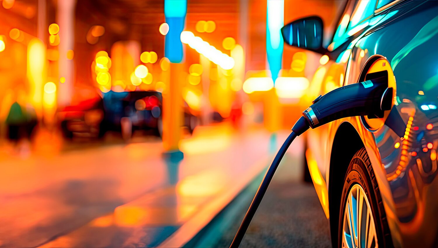 E-Auto beim Laden